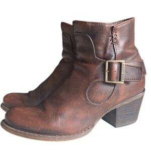 DURANGO CITY  PHILLY SHORTY BOOT , RD0464, Chocolate Brown Leather, size 6
